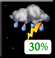 Isolated Thunderstorms