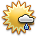 icon Showers in the morning, then partly cloudy in the afternoon